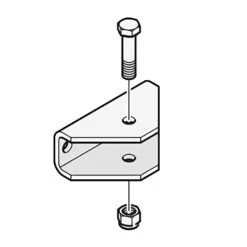 SOMMER Torflügelbeschlag Twist XL, Inkl. Schraube Und Mutter