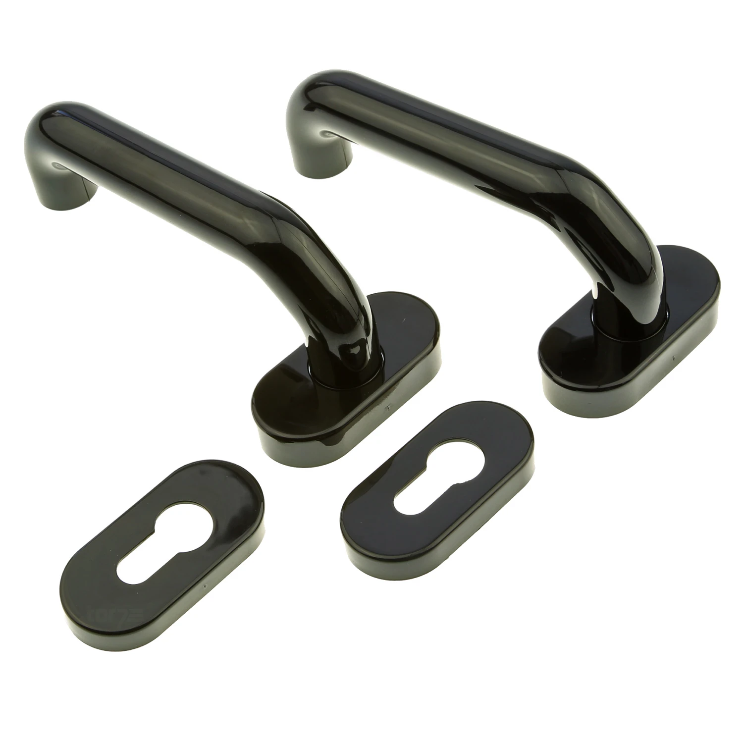 Hörmann Drückergarnitur, Kunststoff Schwarz, PZ