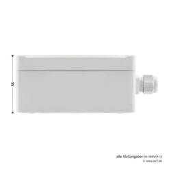 Hörmann 2-Kanal-Relais-Empfänger HER 2, 40 MHz -Geschäft Für Heimwerkzeuge 437070 hoermann 2 kanal relais empfaenger her 2 40 mhz bemassung auswerteinheit seite