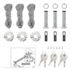 Hörmann Notentriegelung NET 4-3, 3er Set, Gleichschließend -Geschäft Für Heimwerkzeuge 437199 hoermann notentriegelung net 4 3 3er set gleichschliessend lieferumfang