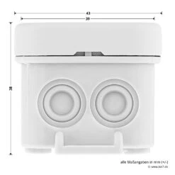Hörmann 2-Kanal-Relais-Empfänger HET 2, 868 MHz -Geschäft Für Heimwerkzeuge 437485 hoermann 2 kanal relais empfaenger het 2 868 mhz breite hoehe