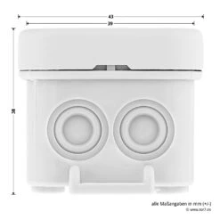Hörmann 2-Kanal-Relais-Empfänger HES 2, 868 MHz, Funktion Ein Und Aus -Geschäft Für Heimwerkzeuge 437539 hoermann 2 kanal relais empfaenger hes 2 868 mhz funktion ein und aus masse