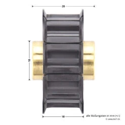 Hörmann Antriebsscheibenhalter Mit Antriebsscheibe Für FS10 -Geschäft Für Heimwerkzeuge 437747 hoermann antriebsscheibenhalter mit antriebsscheibe fuer fs10 masse scheibe