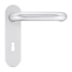 Hörmann Drückergarnitur D110 Kurzschild BB, Alu