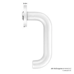 Hörmann FS Panik-Drückergarnitur D110 Rosette PZ, Alu -Geschäft Für Heimwerkzeuge 454735 hoermann fs panikgarnitur d110 pz rosette alu f1 gleitlager masse