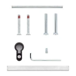 Hörmann FS Drückergarnitur D110 Kurzschild PZ, Schwarz -Geschäft Für Heimwerkzeuge 498165 hoermann fs drueckergarnitur d 110 kurzschild pz gleitlager polyamid schwarz montagematerial