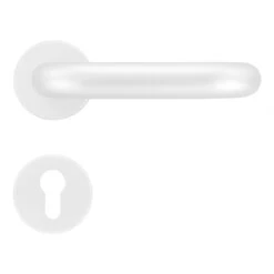 Hörmann FS Drückergarnitur D110 Rosette PZ, Alu