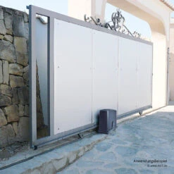 SOMMER Schiebetorantrieb RUNner Plus -Geschäft Für Heimwerkzeuge s11814 00001 sommer schiebetorantrieb runner plus anwendungsbeispiel